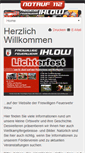 Mobile Screenshot of ff-ihlow.de