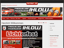 Tablet Screenshot of ff-ihlow.de